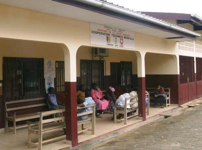 A typical district hospital in Cameroon, where radiography equipment is not available but is badly needed. Cameroon has about 180 hospitals of this type.