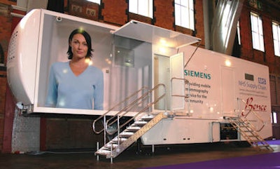 Mobile units are an integral component of the U.K. breast screening program, which is currently subject to an independent review.