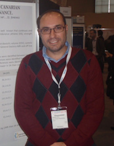 Dr. Alejandro de la Rosa Hernandez presented his findings at this month's Euroecho conference in Budapest.