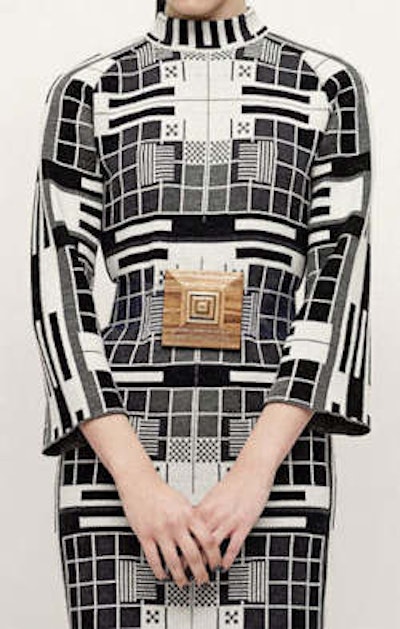 Roberts' 'Calibration' line draws inspiration from x-ray calibration films. Image credit: Philip Meech.