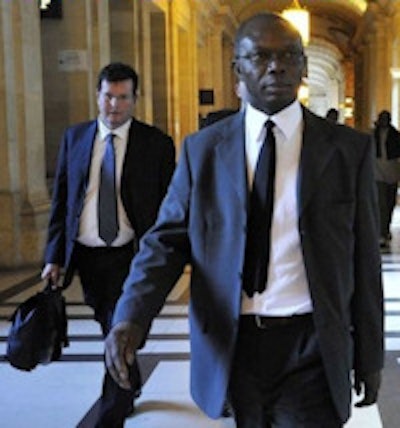 Dr. Joshua Anah received a three-year suspended sentence and a five-year ban from practicing medicine for manslaughter and destroying evidence. Image courtesy of Mehdi Fedouach, Agence France-Presse.