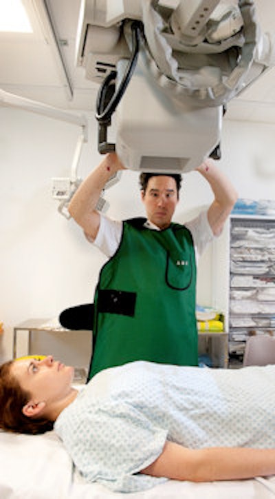 Following an accredited postgraduate education program, radiographers can correctly identify normal chest radiographs and provide a report on abnormal appearances. This and the home page image provided courtesy of Charles Fox/Barts Health National Health Service (NHS) Trust.