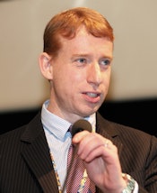 Dr. Stuart Taylor from London. Image courtesy of the European Society of Radiology.