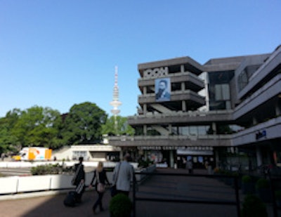 The weather in Hamburg during DRK was fairly mixed. In the foggy and rainy morning, it was easy to attend the congress, but in the afternoon, the wonderful sunny weather arrived. The photos show the main entrance to the Congress Centre Hamburg (CCH), and the Hamburg TV tower.