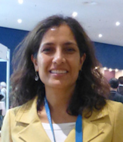 Dr. Anita Mahajan, medical director for the MD Anderson Proton Therapy Center, at the PTCOG 52 meeting.