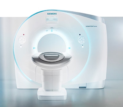Siemens Somatom Force CT scanner. Image courtesy of Siemens Healthcare.