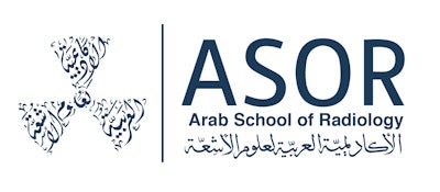 This distinctive new logo has been developed for the Arab School of Radiology.