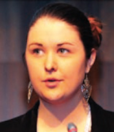 Sarah Darcy from Dublin, Republic of Ireland.