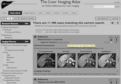 Screenshot of MR cases
