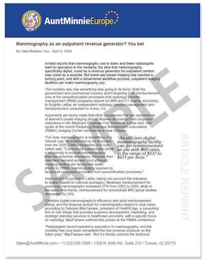 Article Reprint Sample