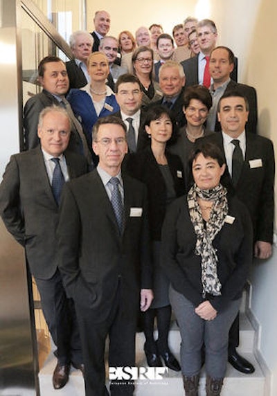 Planning ECR 2015 is such a huge task that it requires a large organizing committee. Congress President Dr. Bernd Hamm is in the front row of the photo. All images courtesy of the European Society of Radiology (ESR).