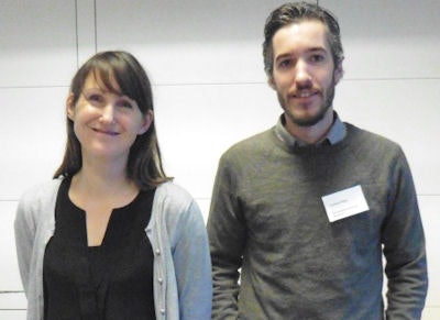 Emma Harris and Tuathan O'Shea, from the Institute of Cancer Research, discussed ultrasound guidance for radiotherapy.