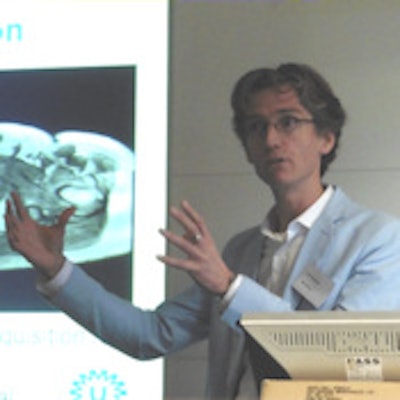 Bas Raaymakers, from the University Medical Center Utrecht in the Netherlands, is part of the MR Linac Research Consortium that's working to move MR-linac technology into the clinic.