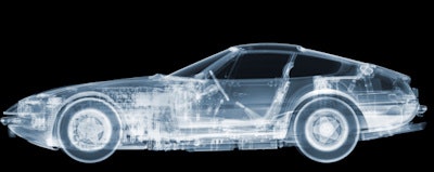 The Ferrari Daytona grand tourer automobile was produced from 1968 to 1973, and was a traditional front-engined, rear-drive car.