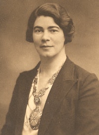 Fig 2. Kitty Clark, president of the Society of Radiographers.