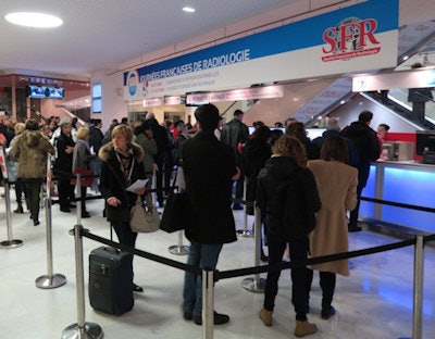 JFR delegates patiently wait for their turn.