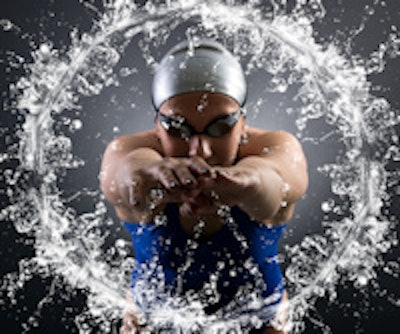 Synchronized swimming is an Olympic sport that combines swimming, dance, and gymnastics. Participants perform a synchronized routine of elaborate moves, accompanied by music.