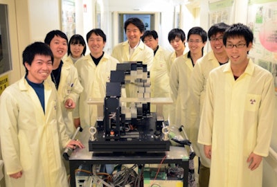 Almost all of the members of the Yamaya laboratory at NIRS.