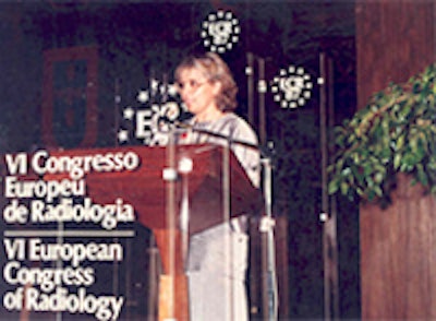 Her finest hour: Dr. Maria Emília Silvestre was president of ECR 1987. Image courtesy of SPRMN.