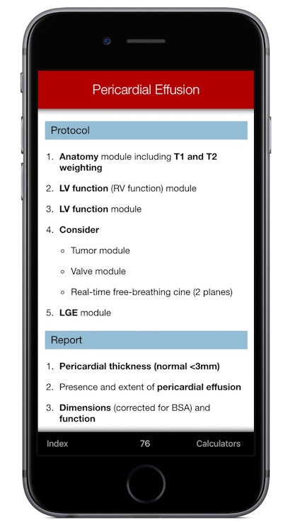 CMR Pocket Guide includes typical scan protocols and reporting tips. All images courtesy of Drs. Herzog, Greenwood, and Plein.