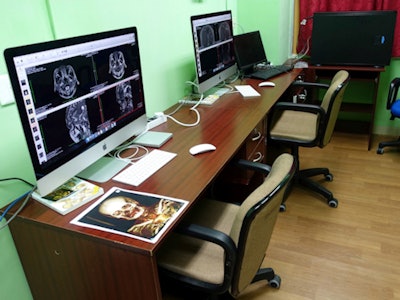 Radiologists at the hospital can now interpret studies in a dedicated reading room using one of two Apple iMac workstations and the open-source OsiriX software.