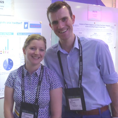 Twitter enthusiasts Drs. Eilidh McGinnigle and David Warriner.