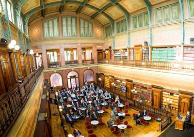 This week's symposium took place in the Solvay Library, built in 1902 by architects Constant Bosmans and Henry Van de Velde.