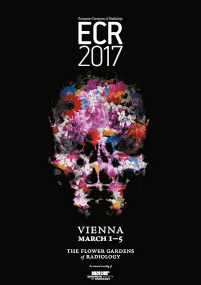 The flowers in the 2017 poster are a metaphor for youth, spring, a new dawn, and a new generation in radiology.