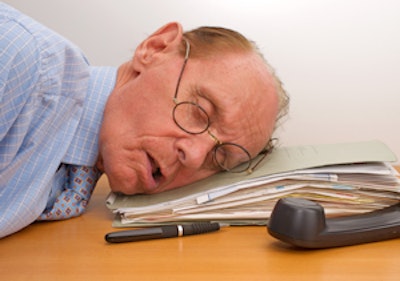 The big sleep: Productivity can fall dramatically on a Friday.