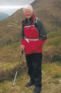 Outside of radiology, walking in the Scottish countryside was one of Dr. Ogilvie's main passions. Image courtesy of Mrs. Rosemary Ogilvie.