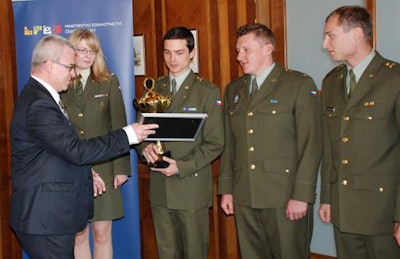 Official presentations were an enjoyable part of Vymazal's political work.