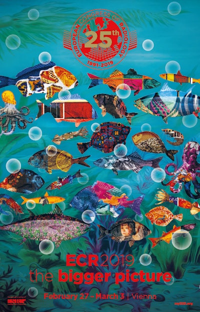 Póster del ECR 2019. Imagen cortesía de la ESR.