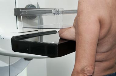 A mammography examination is performed at the Randers Regional Hospital. Photos courtesy of Sisse Helle Njor, PhD.