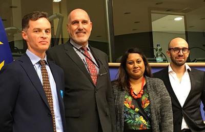 From the left: Dr. Trevor Duffy, Dr. Jacques de Haller, Dr. Kitty Mohan, and Dr. Miguel Reis Ferreira.