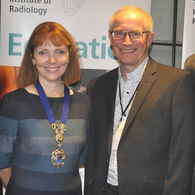 Dr. Jane Phillips-Hughes with Dr. Andy Rogers.