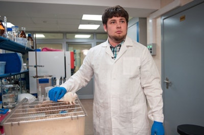 Maksim Abakumov and colleagues hope to improve the effectiveness of photodynamic therapy. Image courtesy of NUST MISIS.