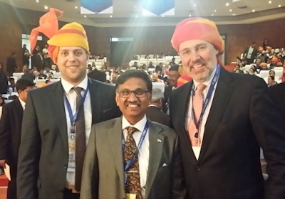 Keep smiling: Parizel was an honorary lecturer and VIP guest at the 70th Annual Conference of the Indian Radiological and Imaging Association in Jaipur in January 2017. All images courtesy of Dr. Paul Parizel, PhD.