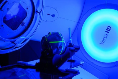 RTsafe's PseudoPatient phantom enables patient-specific quality assurance of complex cranial stereotactic radiosurgery. Image courtesy of RTsafe.