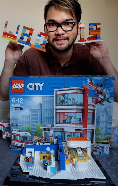 Toys can help patients learn about MRI and lower their stress levels, says Apollo Exconde, originally from the Philippines.