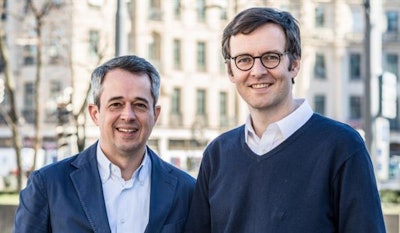 Wieland Sommer (right) and CFO and fellow managing director Dr. Johannes Huber. Image courtesy of Smart Reporting.