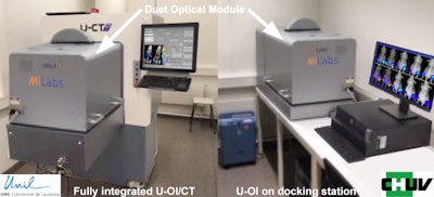MILabs' Duet Optical Imaging Module. Image courtesy of MILabs.