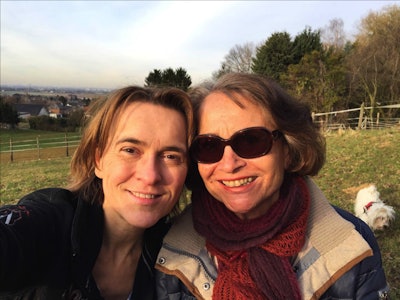 Christiane's mum Anne went to London in the early 1960s to study English for a year at only 21.