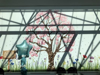 The Tree of Life mural is in the main corridor of King George Hospital. Image courtesy of Dr. Urszula Wegner.