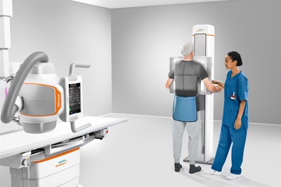 The Ysio X.pree DR system includes automation tools to improve efficiency. Image courtesy of Siemens Healthineers.