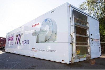 Bradford Royal Infirmary's relocatable CT scanner. Image courtesy of Bradford Royal Infirmary.