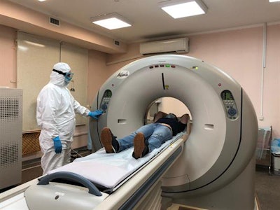 From 13 April to 20 June, staff conducted over 170,000 chest CT scans at Moscow's 48 outpatient CT centers. All images courtesy of Prof. Sergey Morozov and Ilya Egorov.