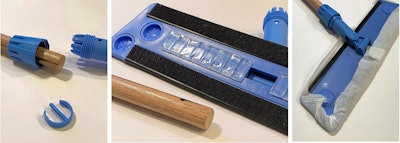 The Melbourne group's MRI bore cleaning kit. Photos courtesy of Paris Lyons.