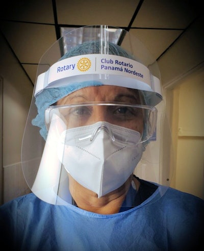 Radiology has come a long way in terms of making optimum use of personal protective equipment (PPE), as this picture from the Panamanian Society of Radiology and Images shows.