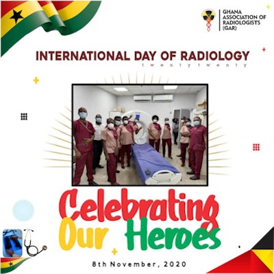 Members of the Ghana Association of Radiologists got into the spirit of the occasion.