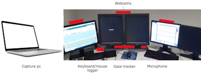 An overview of the mesurement system. Photo courtesy of RSNA 2020 and Tom Kimpe, PhD.